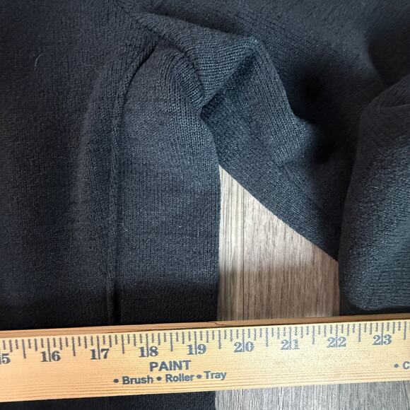 Under Armour ColdGear Fitted Mock Half Zip Black Pullover Men’s Size Large - Picture 4 of 5